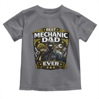 Best Mechanic Dad Ever Toddler T Shirt Auto Repair Fathers Day Graphic