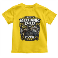 Best Mechanic Dad Ever Toddler T Shirt Auto Repair Fathers Day Graphic