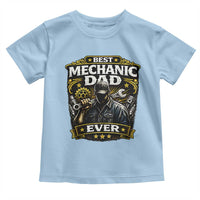 Best Mechanic Dad Ever Toddler T Shirt Auto Repair Fathers Day Graphic