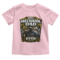 Best Mechanic Dad Ever Toddler T Shirt Auto Repair Fathers Day Graphic