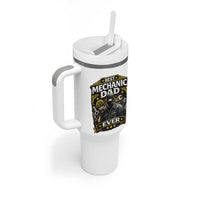 Best Mechanic Dad Ever Tumbler With Handle Auto Repair Fathers Day Graphic