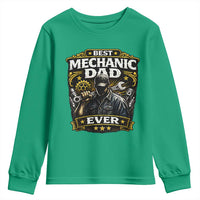 Best Mechanic Dad Ever Youth Sweatshirt Auto Repair Fathers Day Graphic