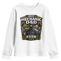 Best Mechanic Dad Ever Youth Sweatshirt Auto Repair Fathers Day Graphic