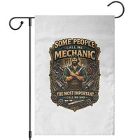 Some People Call Me Mechanic Important Call Me Dad Garden Flag Fathers Day Gift
