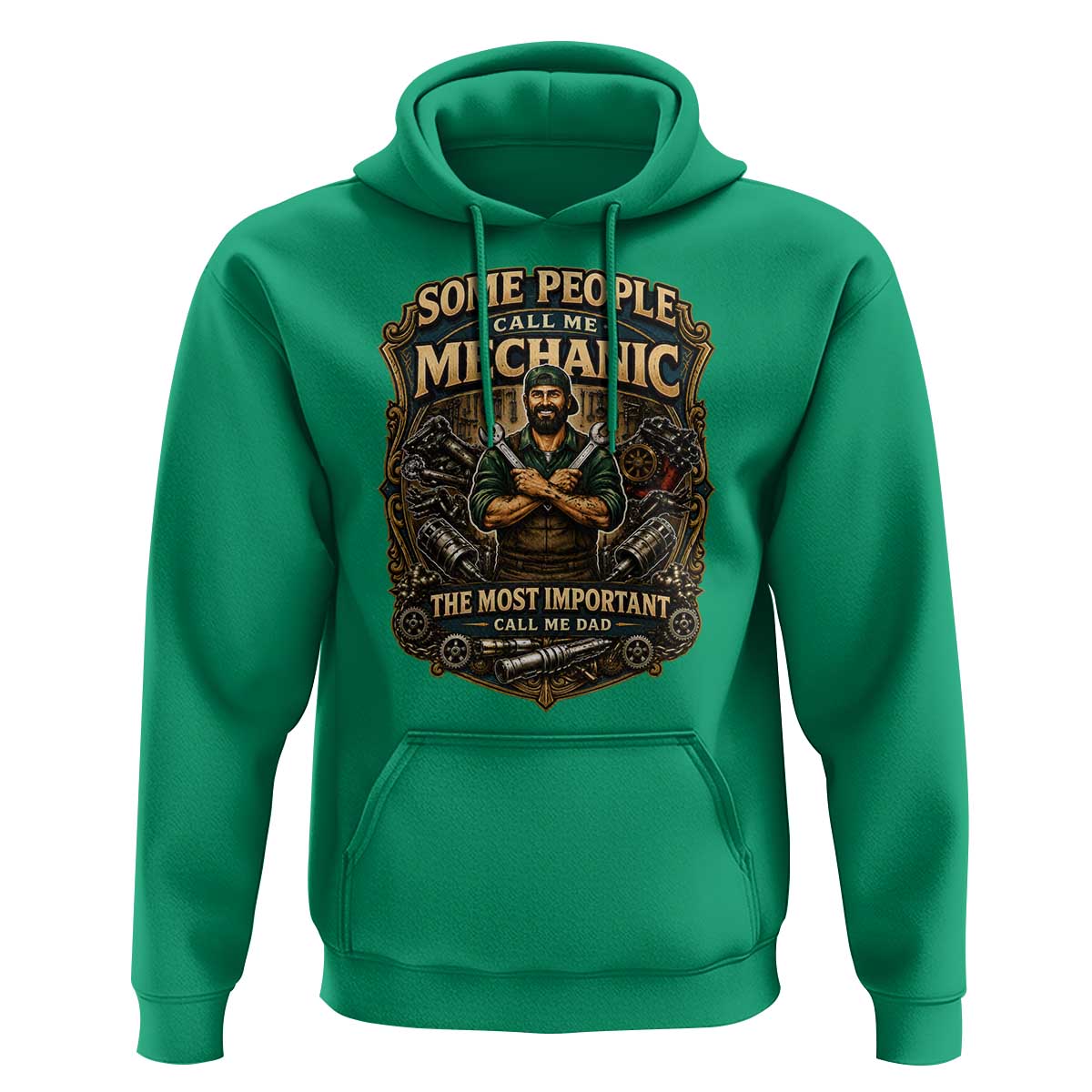 Some People Call Me Mechanic Important Call Me Dad Hoodie Fathers Day Gift