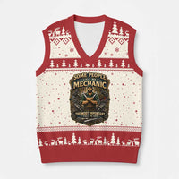 Some People Call Me Mechanic Important Call Me Dad V-Neck Knit Sweater Vest Fathers Day Gift