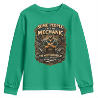 Some People Call Me Mechanic Important Call Me Dad Youth Sweatshirt Fathers Day Gift