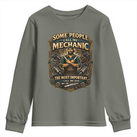 Some People Call Me Mechanic Important Call Me Dad Youth Sweatshirt Fathers Day Gift