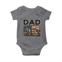 Mechanic Dad American Flag Baby Onesie If He Cant Fix It No One Can