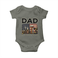 Mechanic Dad American Flag Baby Onesie If He Cant Fix It No One Can