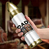Mechanic Dad American Flag Bullet Tumbler If He Cant Fix It No One Can