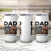 Mechanic Dad American Flag Tumbler Cup If He Cant Fix It No One Can