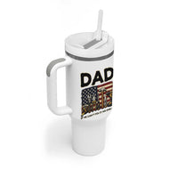 Mechanic Dad American Flag Tumbler With Handle If He Cant Fix It No One Can