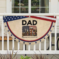 Mechanic Dad American Flag Patriotic Fan Flag If He Cant Fix It No One Can