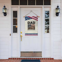 Mechanic Dad American Flag Patriotic Garden Flag If He Cant Fix It No One Can