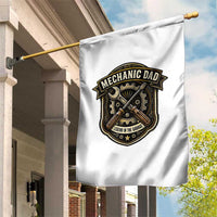 Mechanic Dad Legend In The Garage Garden Flag Funny Auto Repair Fathers Day Gift