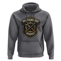 Mechanic Dad Legend In The Garage Hoodie Funny Auto Repair Fathers Day Gift