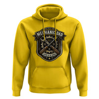 Mechanic Dad Legend In The Garage Hoodie Funny Auto Repair Fathers Day Gift
