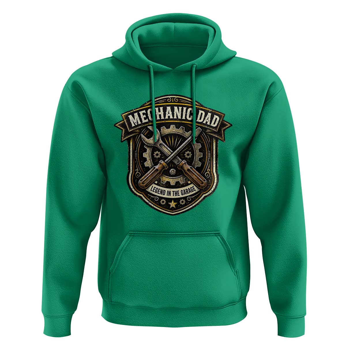 Mechanic Dad Legend In The Garage Hoodie Funny Auto Repair Fathers Day Gift