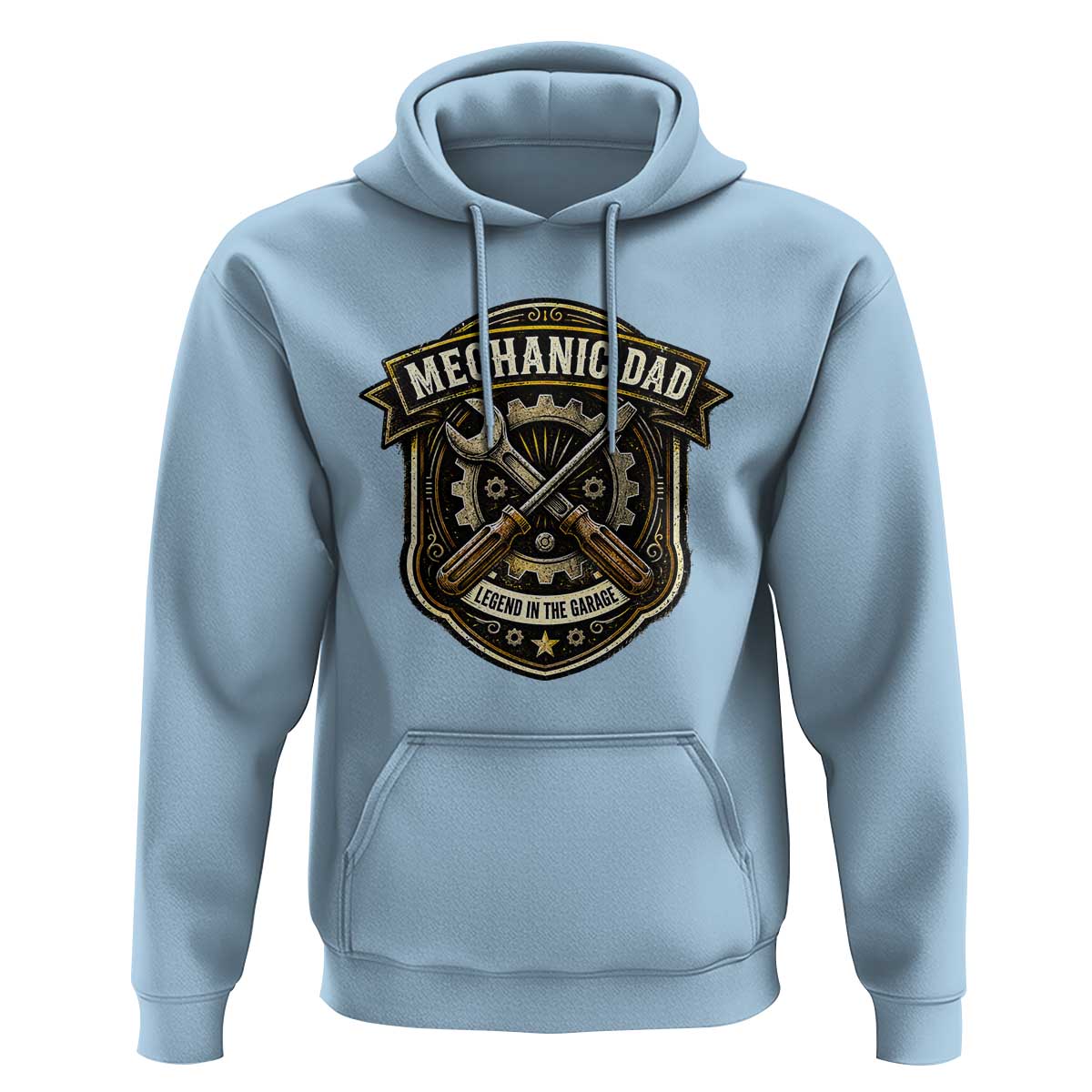 Mechanic Dad Legend In The Garage Hoodie Funny Auto Repair Fathers Day Gift