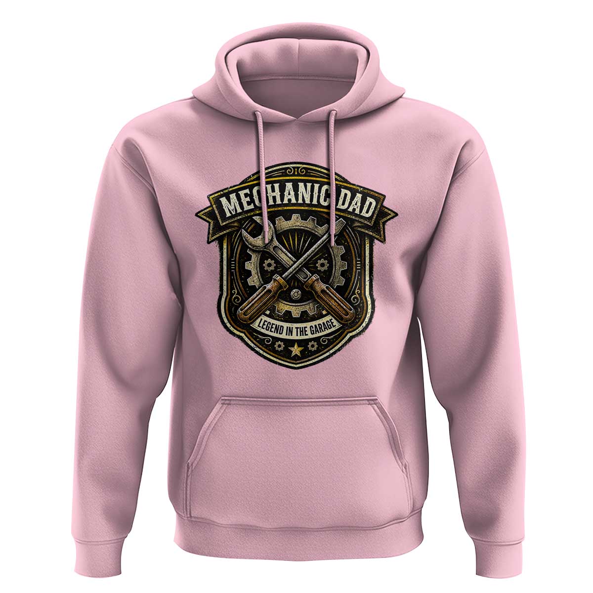 Mechanic Dad Legend In The Garage Hoodie Funny Auto Repair Fathers Day Gift