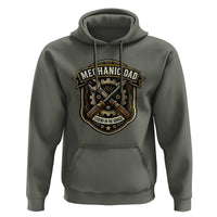 Mechanic Dad Legend In The Garage Hoodie Funny Auto Repair Fathers Day Gift