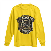 Mechanic Dad Legend In The Garage Long Sleeve Shirt Funny Auto Repair Fathers Day Gift