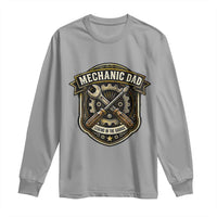 Mechanic Dad Legend In The Garage Long Sleeve Shirt Funny Auto Repair Fathers Day Gift