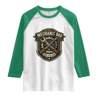 Mechanic Dad Legend In The Garage Raglan Shirt Funny Auto Repair Fathers Day Gift
