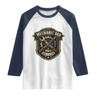 Mechanic Dad Legend In The Garage Raglan Shirt Funny Auto Repair Fathers Day Gift