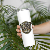 Mechanic Dad Legend In The Garage Skinny Tumbler Funny Auto Repair Fathers Day Gift