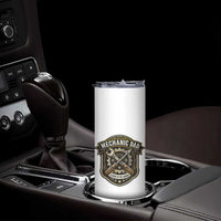 Mechanic Dad Legend In The Garage Skinny Tumbler Funny Auto Repair Fathers Day Gift