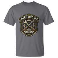 Mechanic Dad Legend In The Garage T Shirt Funny Auto Repair Fathers Day Gift
