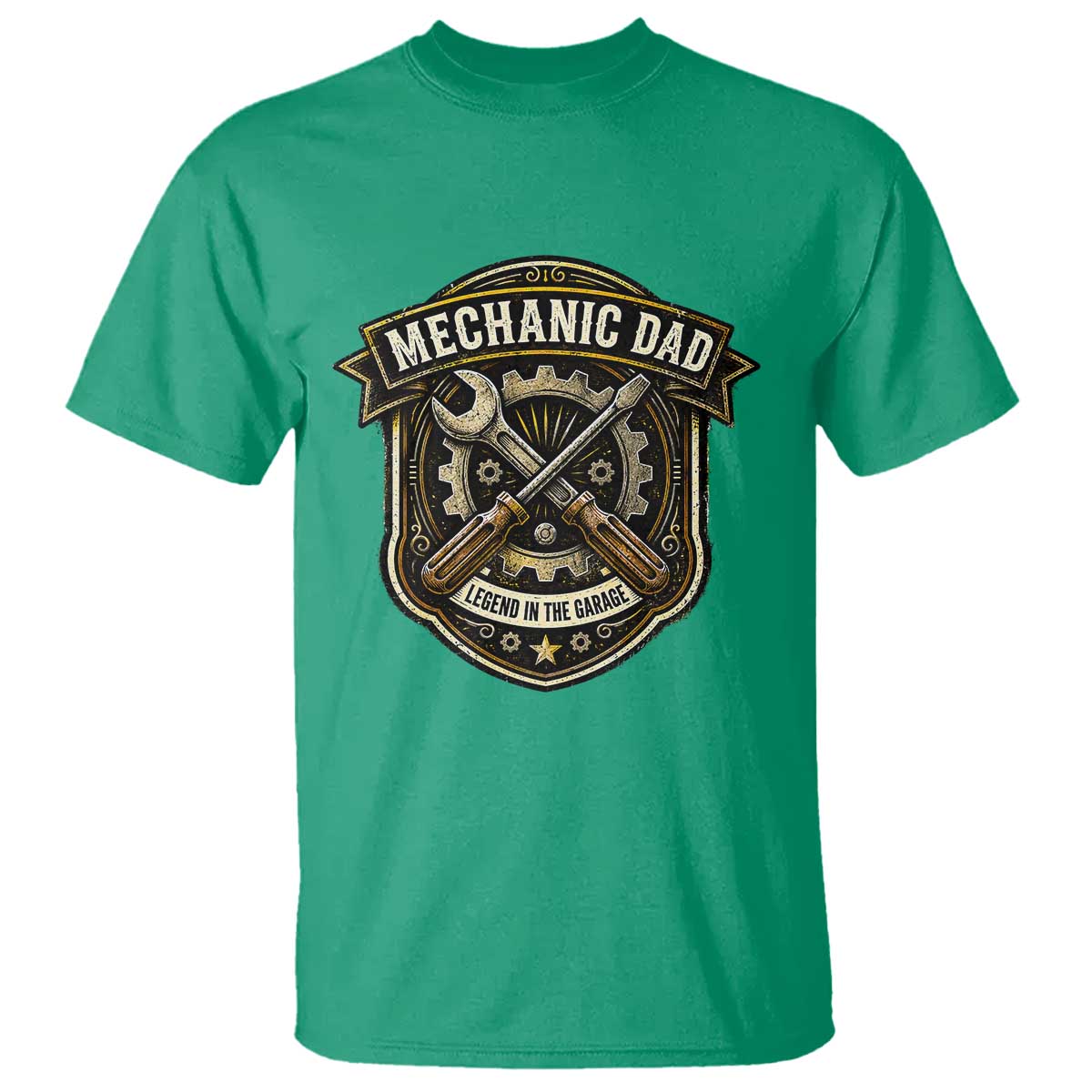 Mechanic Dad Legend In The Garage T Shirt Funny Auto Repair Fathers Day Gift