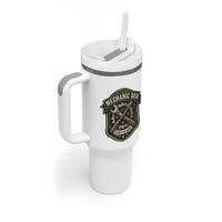 Mechanic Dad Legend In The Garage Tumbler With Handle Funny Auto Repair Fathers Day Gift