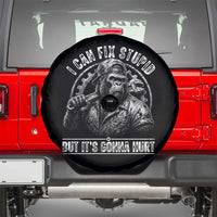 Funny Gorilla Mechanic Spare Tire Cover I Can Fix Stupid But Its Gonna Hurt