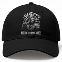 Funny Gorilla Mechanic Baseball Cap I Can Fix Stupid But Its Gonna Hurt