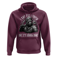 Funny Gorilla Mechanic Hoodie I Can Fix Stupid But Its Gonna Hurt