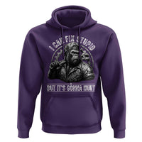 Funny Gorilla Mechanic Hoodie I Can Fix Stupid But Its Gonna Hurt