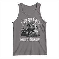 Funny Gorilla Mechanic Tank Top I Can Fix Stupid But Its Gonna Hurt