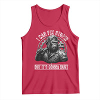 Funny Gorilla Mechanic Tank Top I Can Fix Stupid But Its Gonna Hurt
