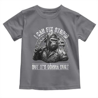 Funny Gorilla Mechanic Toddler T Shirt I Can Fix Stupid But Its Gonna Hurt