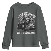 Funny Gorilla Mechanic Youth Sweatshirt I Can Fix Stupid But Its Gonna Hurt