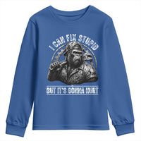 Funny Gorilla Mechanic Youth Sweatshirt I Can Fix Stupid But Its Gonna Hurt