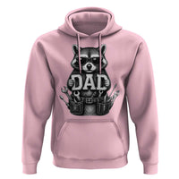 Funny Raccoon Dad Mechanic Hoodie Trash Panda Fathers Day Gift