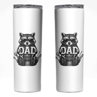 Funny Raccoon Dad Mechanic Skinny Tumbler Trash Panda Fathers Day Gift