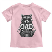 Funny Raccoon Dad Mechanic Toddler T Shirt Trash Panda Fathers Day Gift