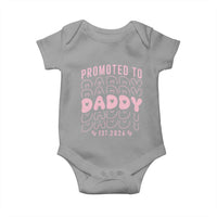 Promoted To Daddy 2026 New Girl Dad Baby Onesie First Time Fathers Day Gift