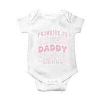 Promoted To Daddy 2026 New Girl Dad Baby Onesie First Time Fathers Day Gift