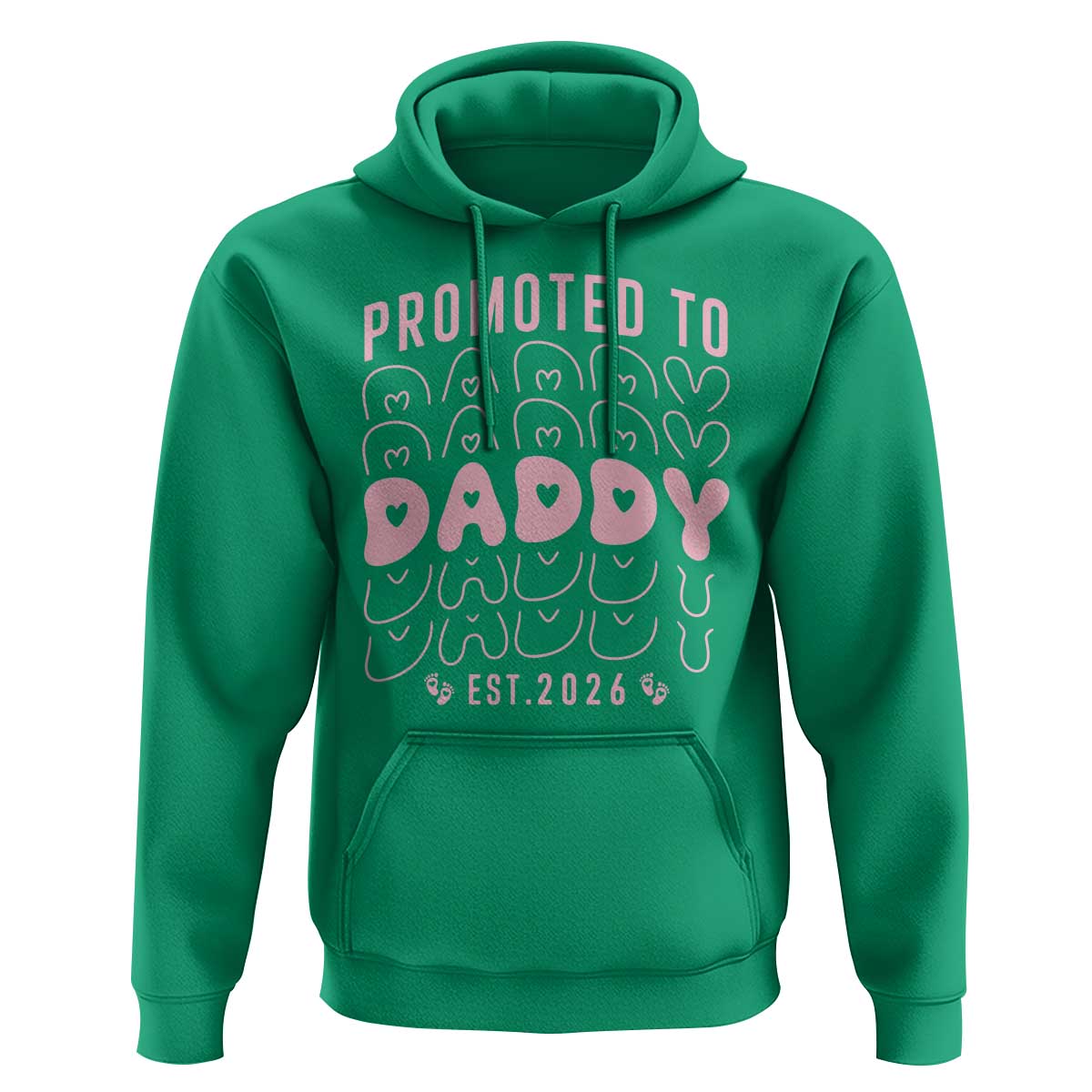 Promoted To Daddy 2026 New Girl Dad Hoodie First Time Fathers Day Gift